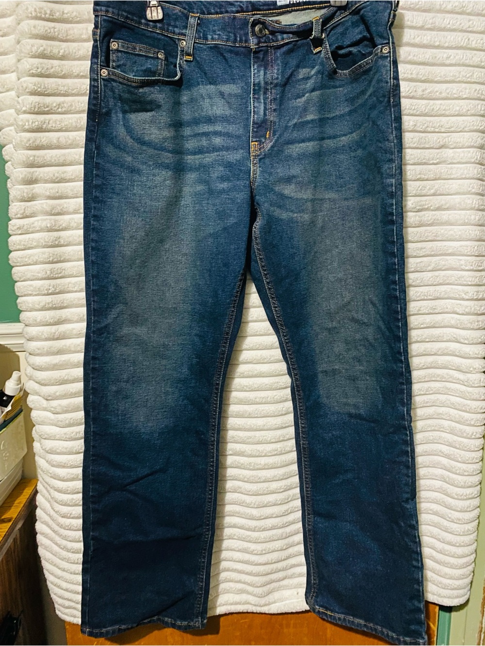 George Dark Blue Bootcut Jeans